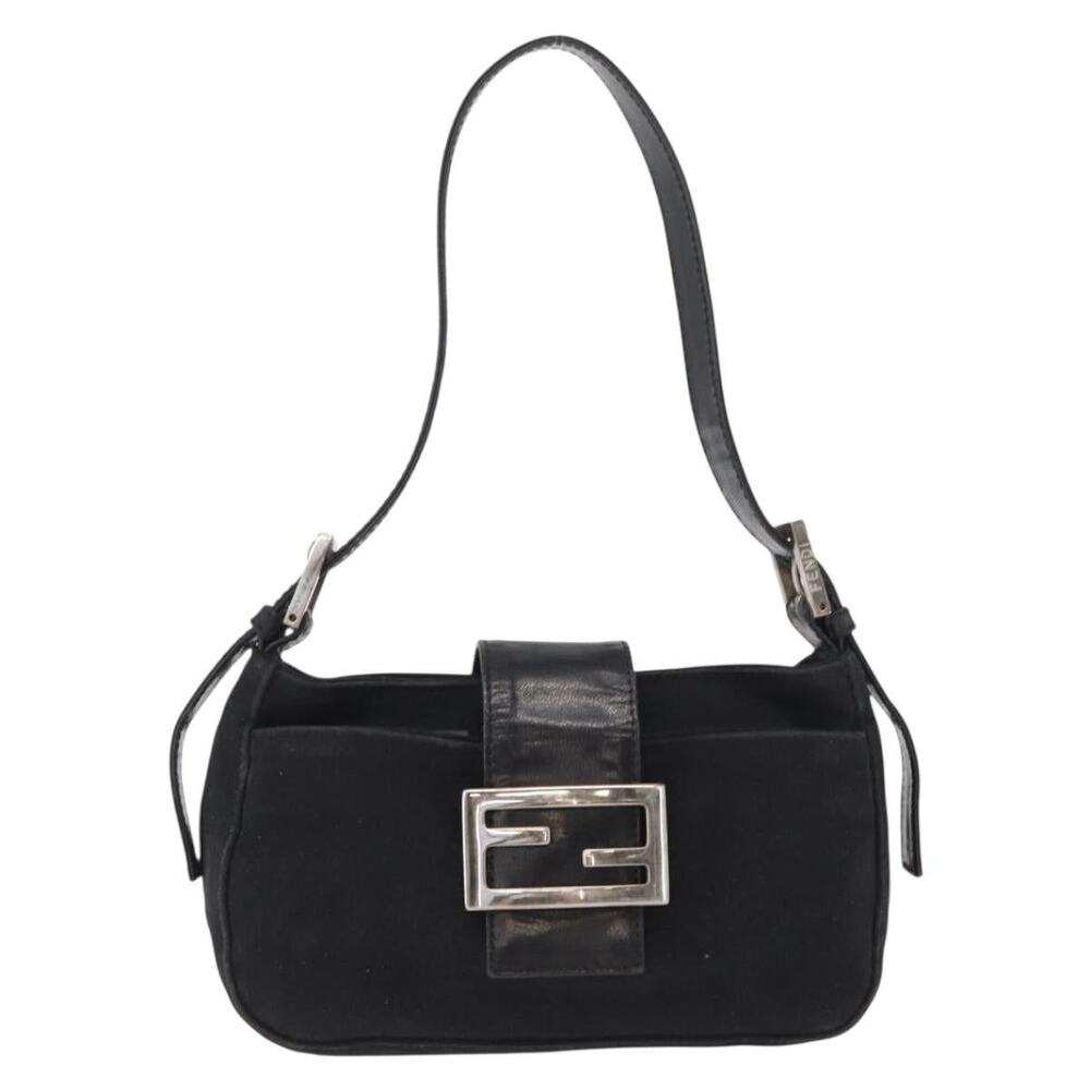 Fendi Nylon Handbag Black